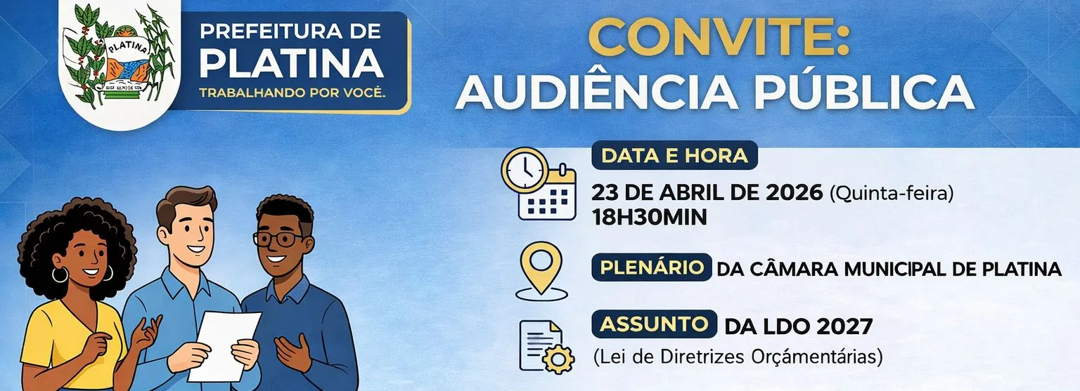 Convite para Audiência Pública 